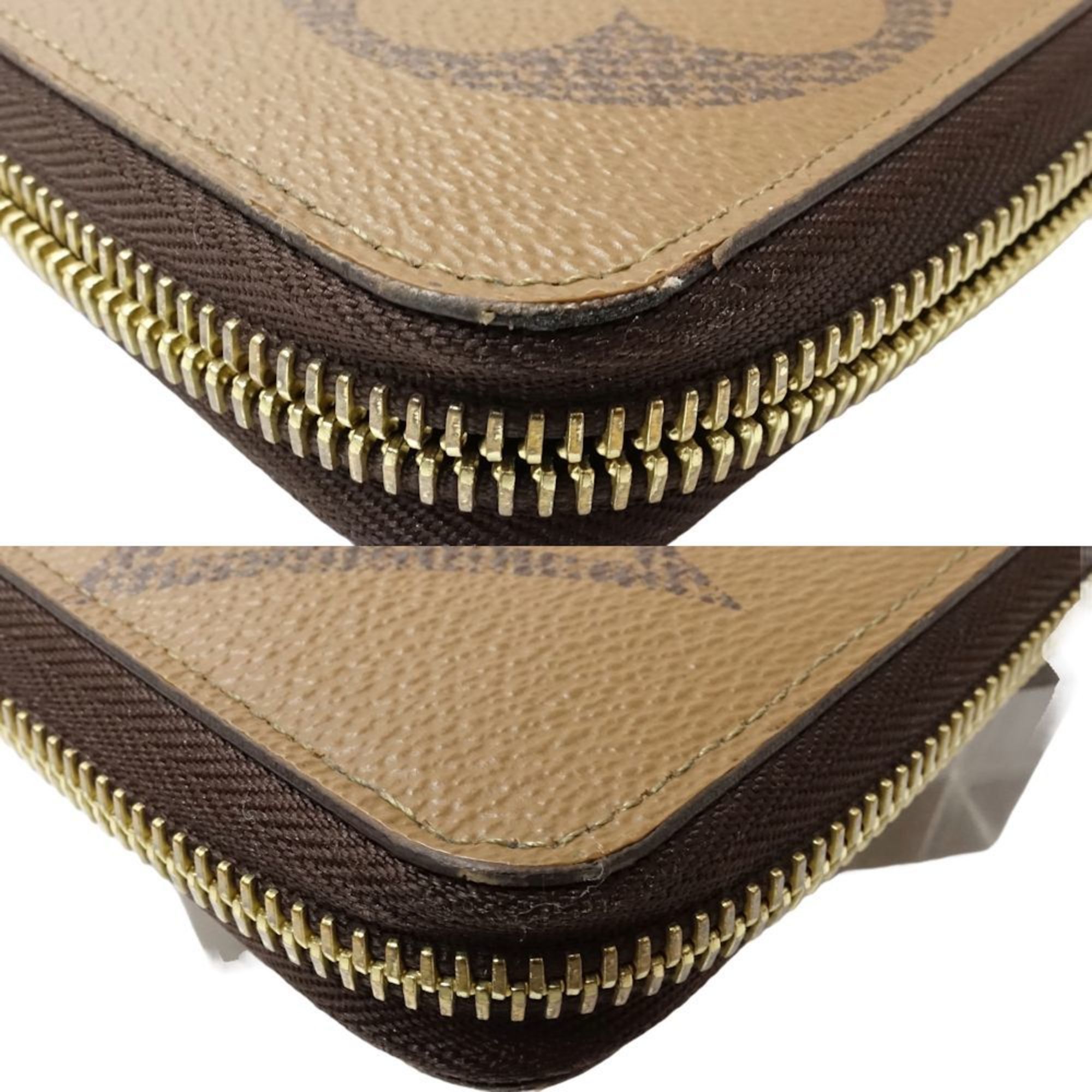 Louis Vuitton Louis Vuitton Long Wallet M69353 Zippy Monogram Giant Reverse Brown 180750 Size ONE SIZE - 5 Thumbnail