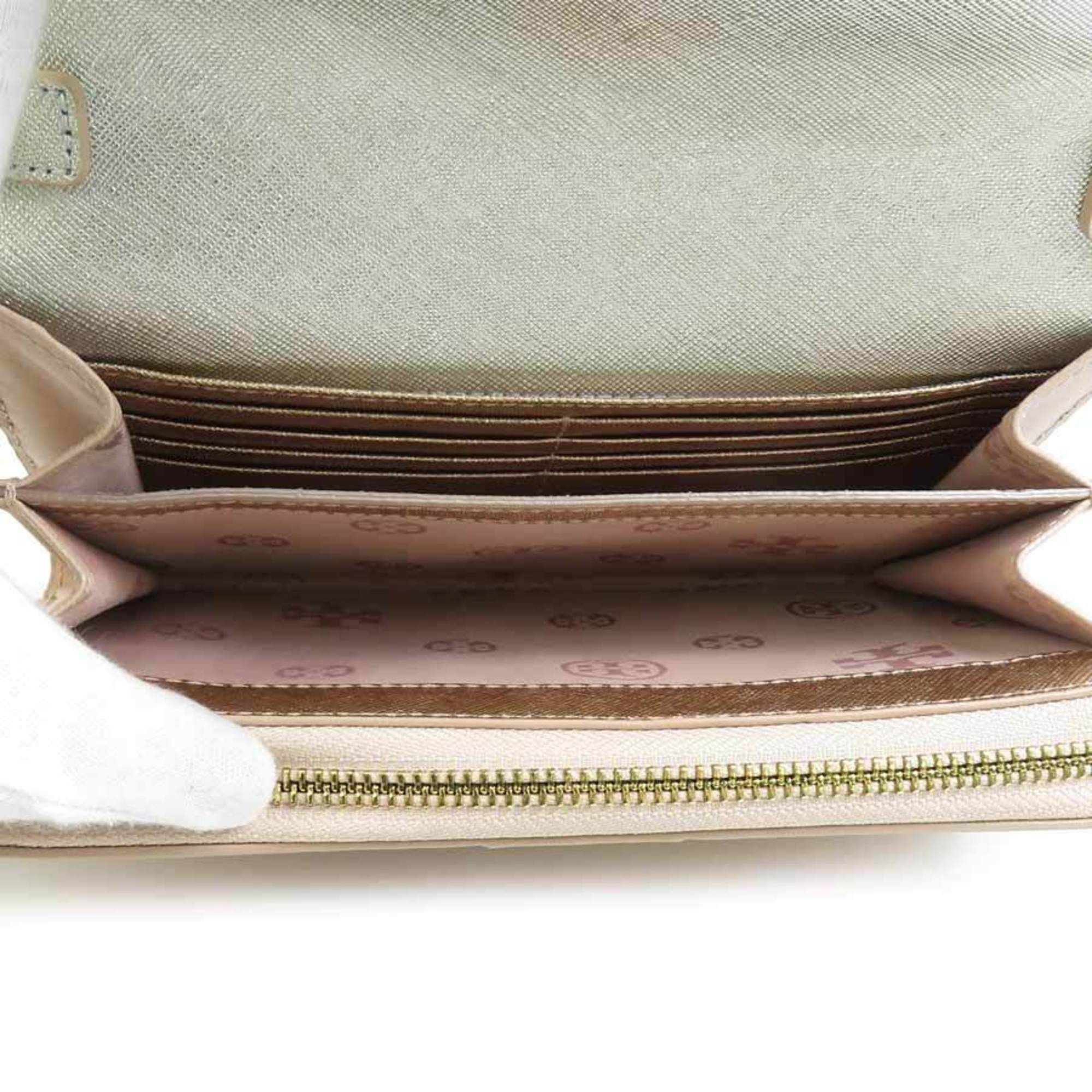 Tory Burch Tory Burch Shoulder Wallet Leather Silver x Pink Women's h30571a Size ONE SIZE - 3 Thumbnail