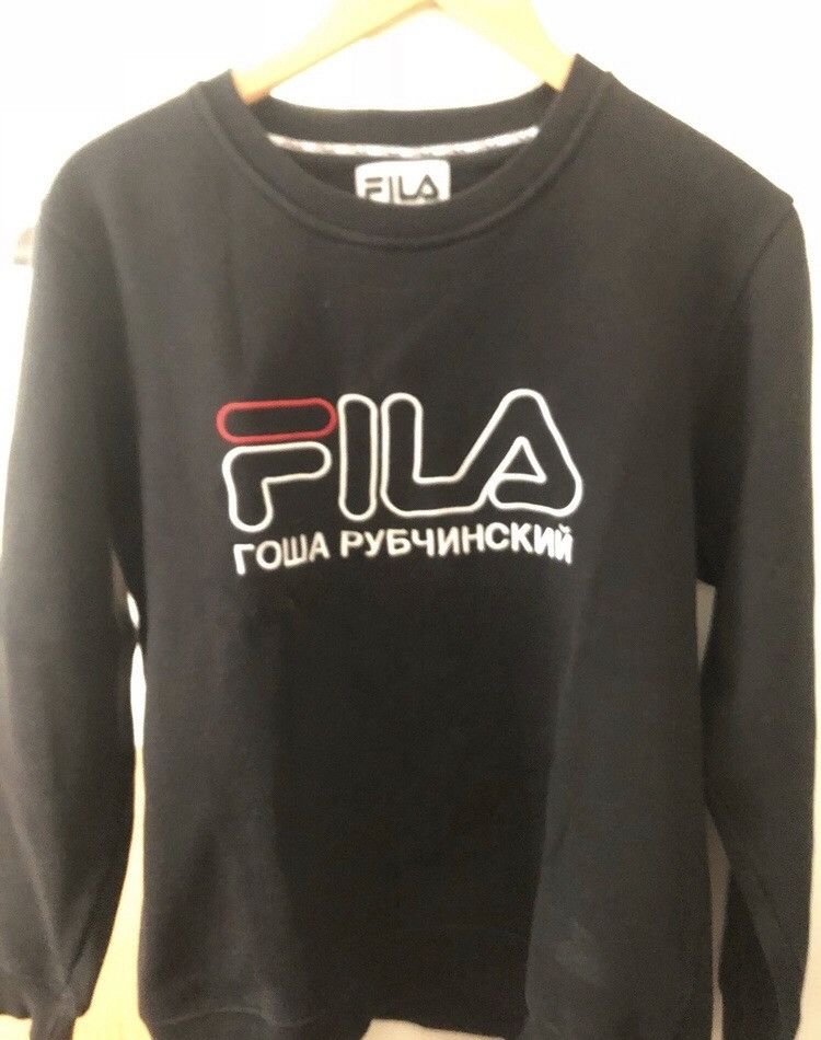 Fila × Gosha Rubchinskiy Black Crewneck SS17 GOSHA RUBCHINSKIY X FILA Size US M / EU 48-50 / 2 - 3 Thumbnail