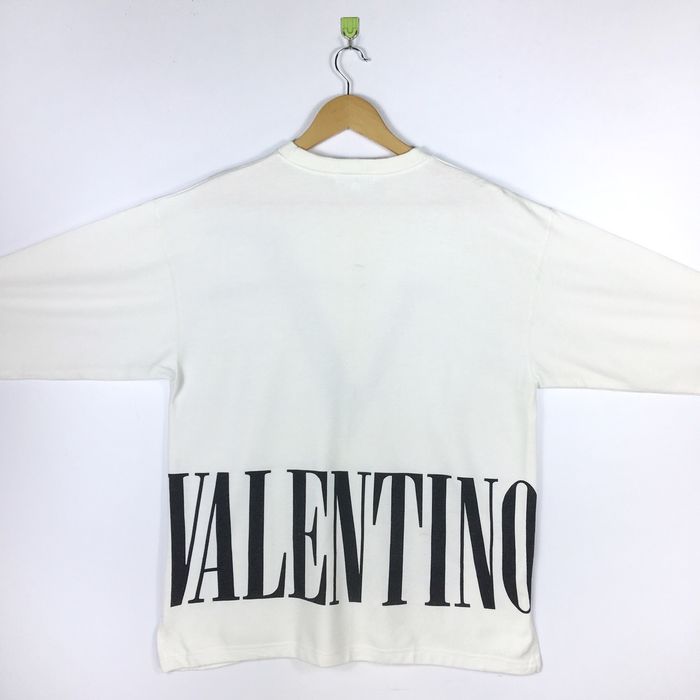 Valentino Vintage Fortuna Valentino Long Sleeve T Shirt Big Logo ...