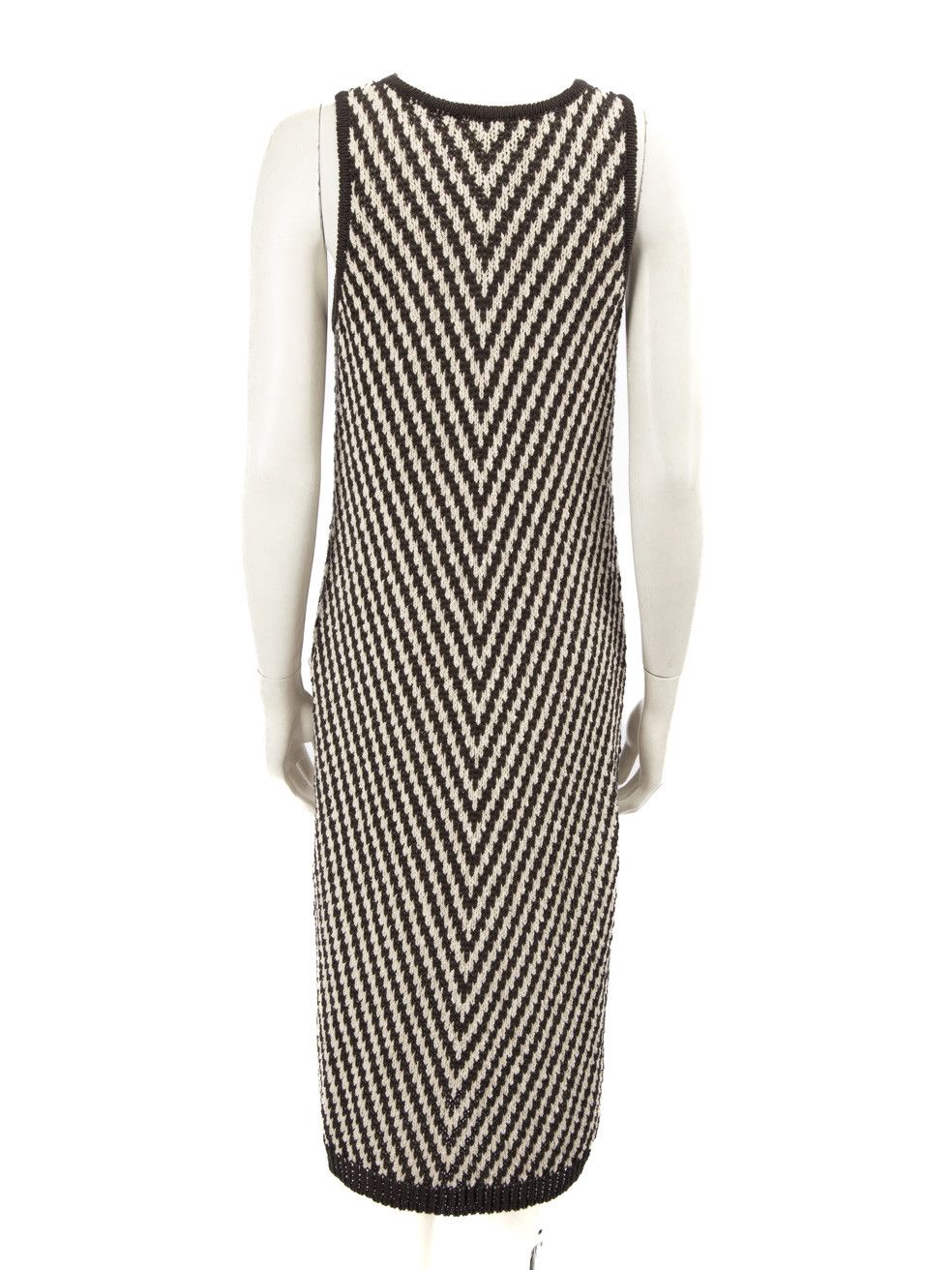 Max Mara Striped Knitted Midi Dress Size M / US 6-8 / IT 42-44 - 3 Thumbnail