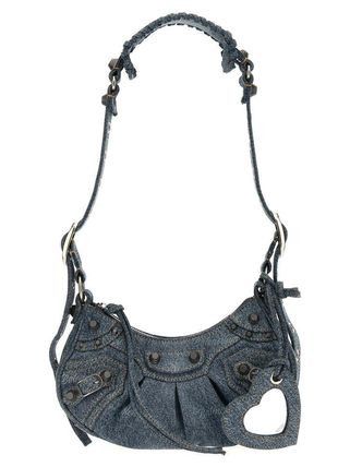 Balenciaga Balenciaga Le Cagole XS Shoulder Bag Girly Allover Denim Size ONE SIZE - 2 Thumbnail