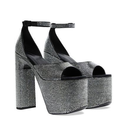 Balenciaga Balenciaga Camden 160mm Sandal with Rhinestones Size US 11 / IT 41 - 2 Thumbnail