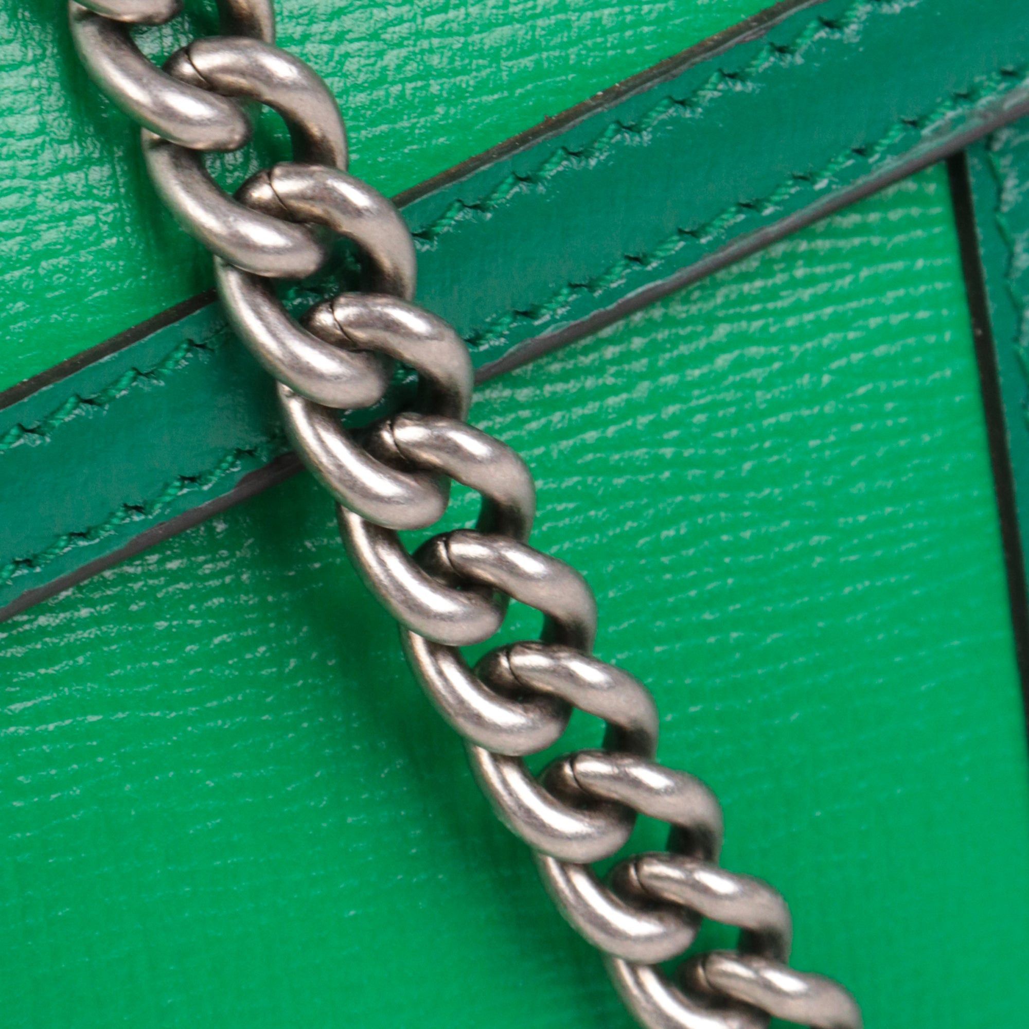Gucci GUCCI - Gucci Dionysus Wallet On Chain shoulder bag in green leather Size ONE SIZE - 7 Thumbnail