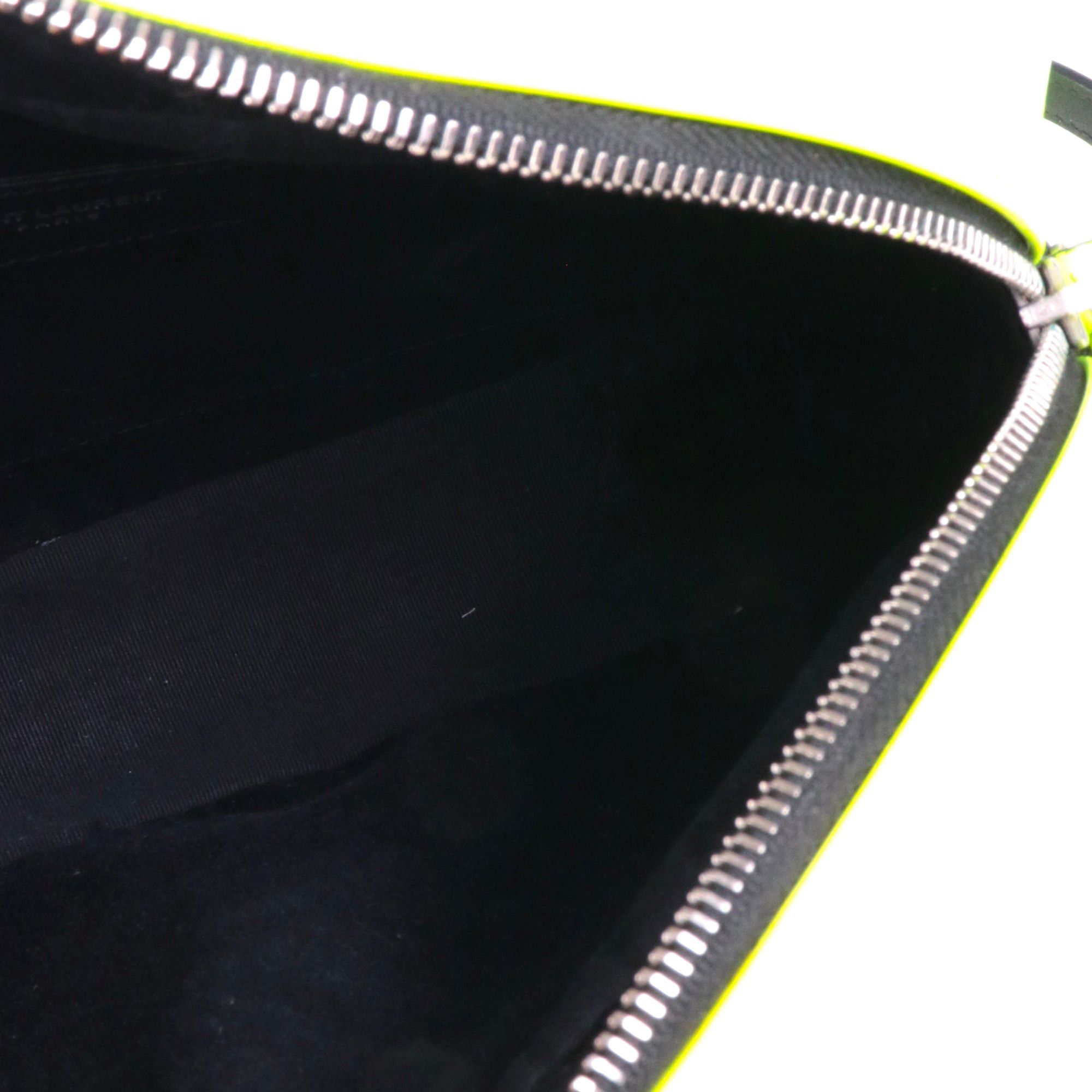 Saint Laurent Paris SAINT LAURENT - Lou Saint Laurent shoulder bag in neon yellow patent leather Size ONE SIZE - 11 Thumbnail