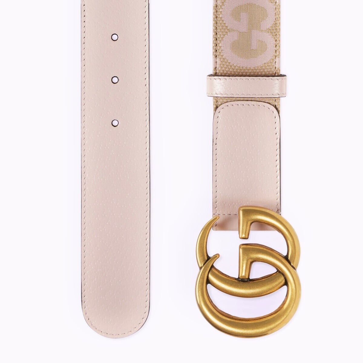 Gucci Gucci Marmont Jumbo GG Canvas Belt 80 CM Size ONE SIZE - 2 Thumbnail