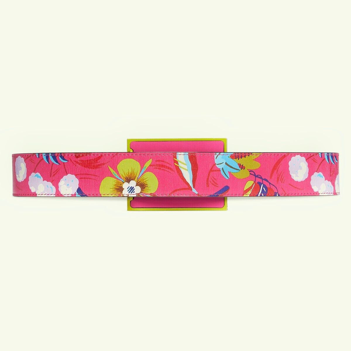 Gucci Gucci Square G Wild Flower Print Belt 75 CM Size ONE SIZE - 3 Thumbnail