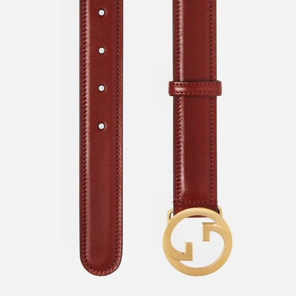 Gucci Gucci Blondie Leather Belt 75 CM Size ONE SIZE - 2 Thumbnail