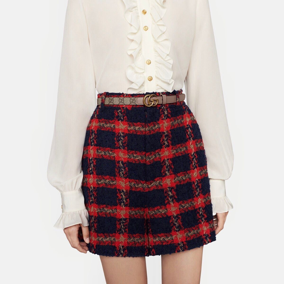 Gucci Gucci GG Marmont Thin Belt 70 CM Size ONE SIZE - 3 Thumbnail