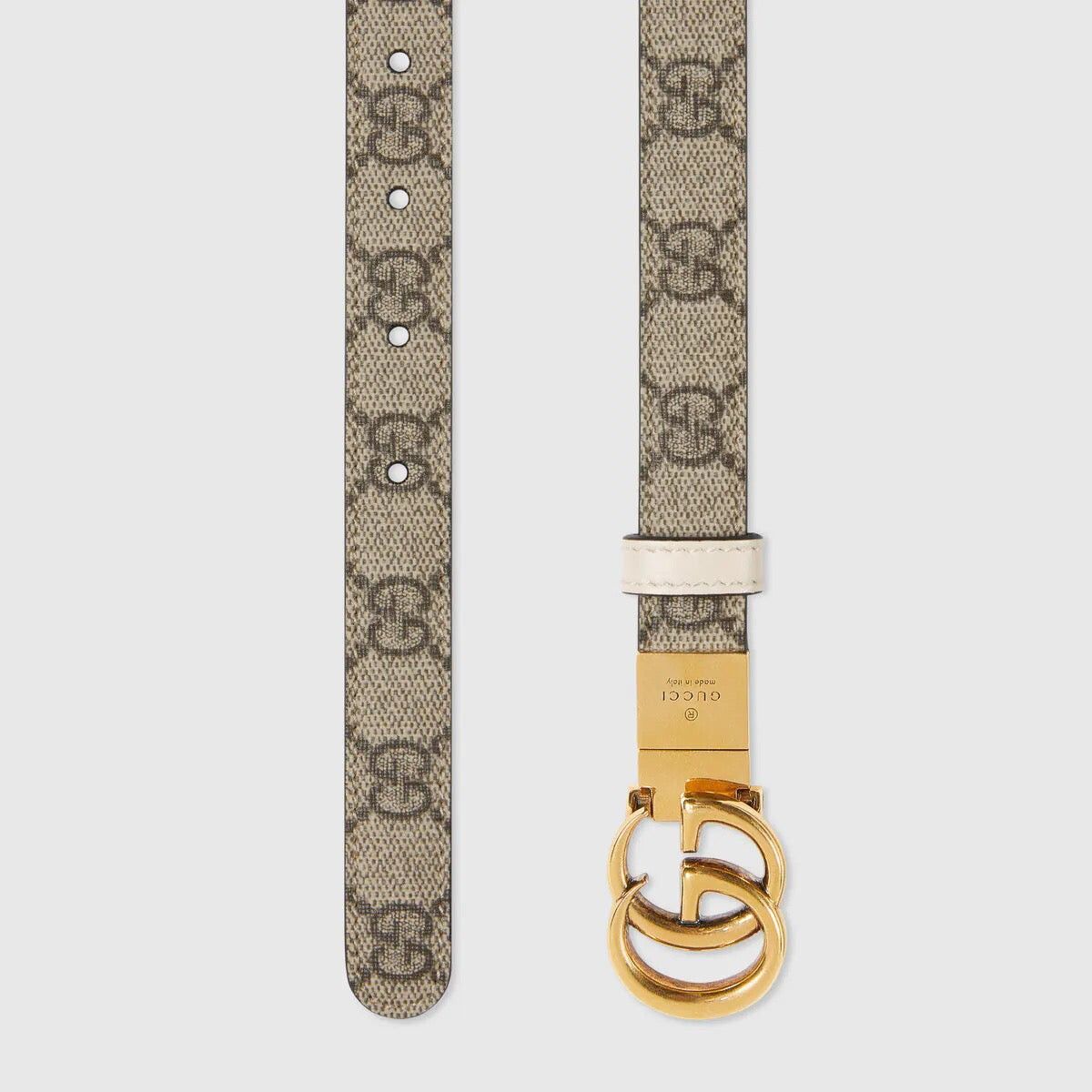 Gucci Gucci GG Marmont Reversible Thin Belt 95 CM Size ONE SIZE - 2 Thumbnail