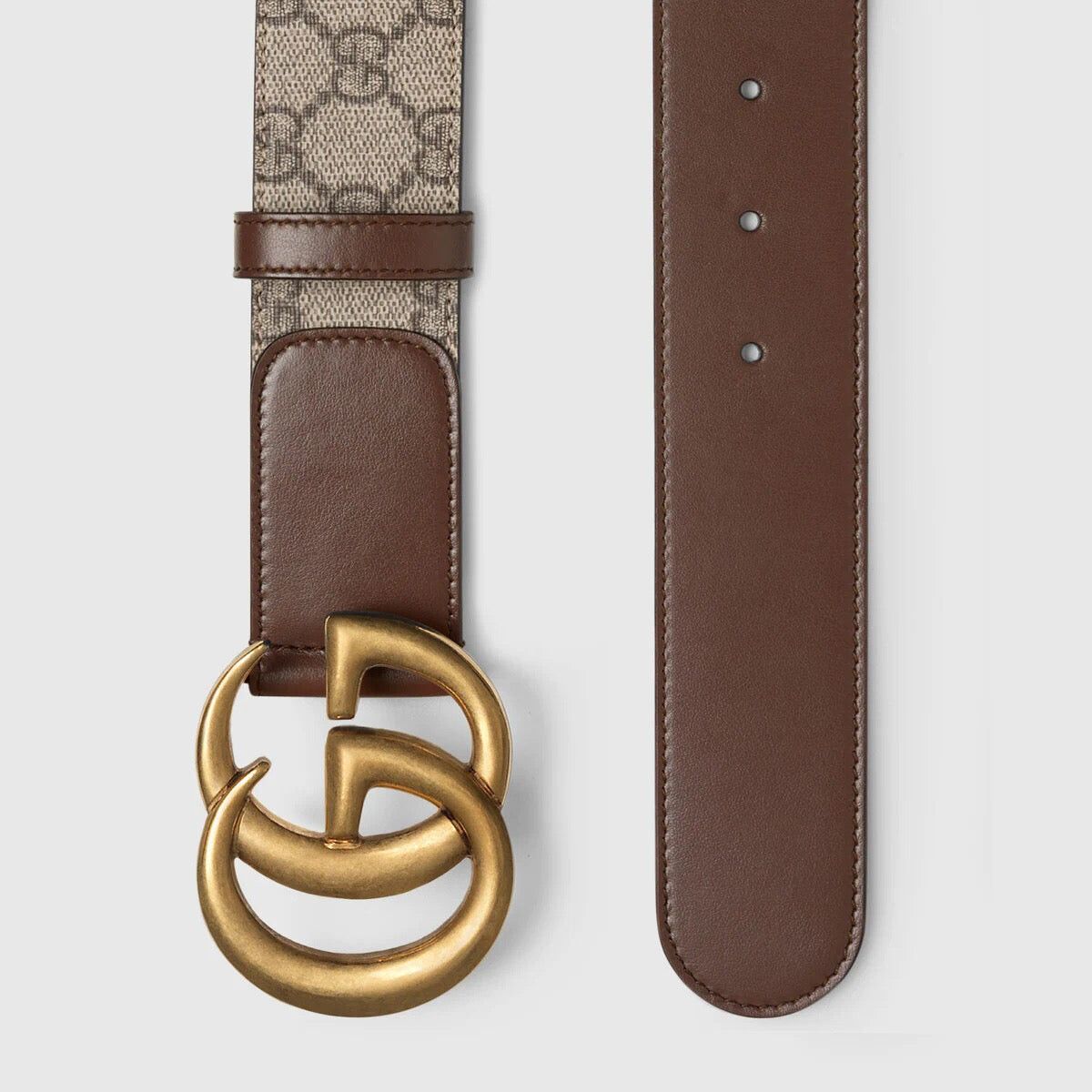 Gucci Gucci GG Double G Buckle Belt 75 CM Size ONE SIZE - 2 Thumbnail