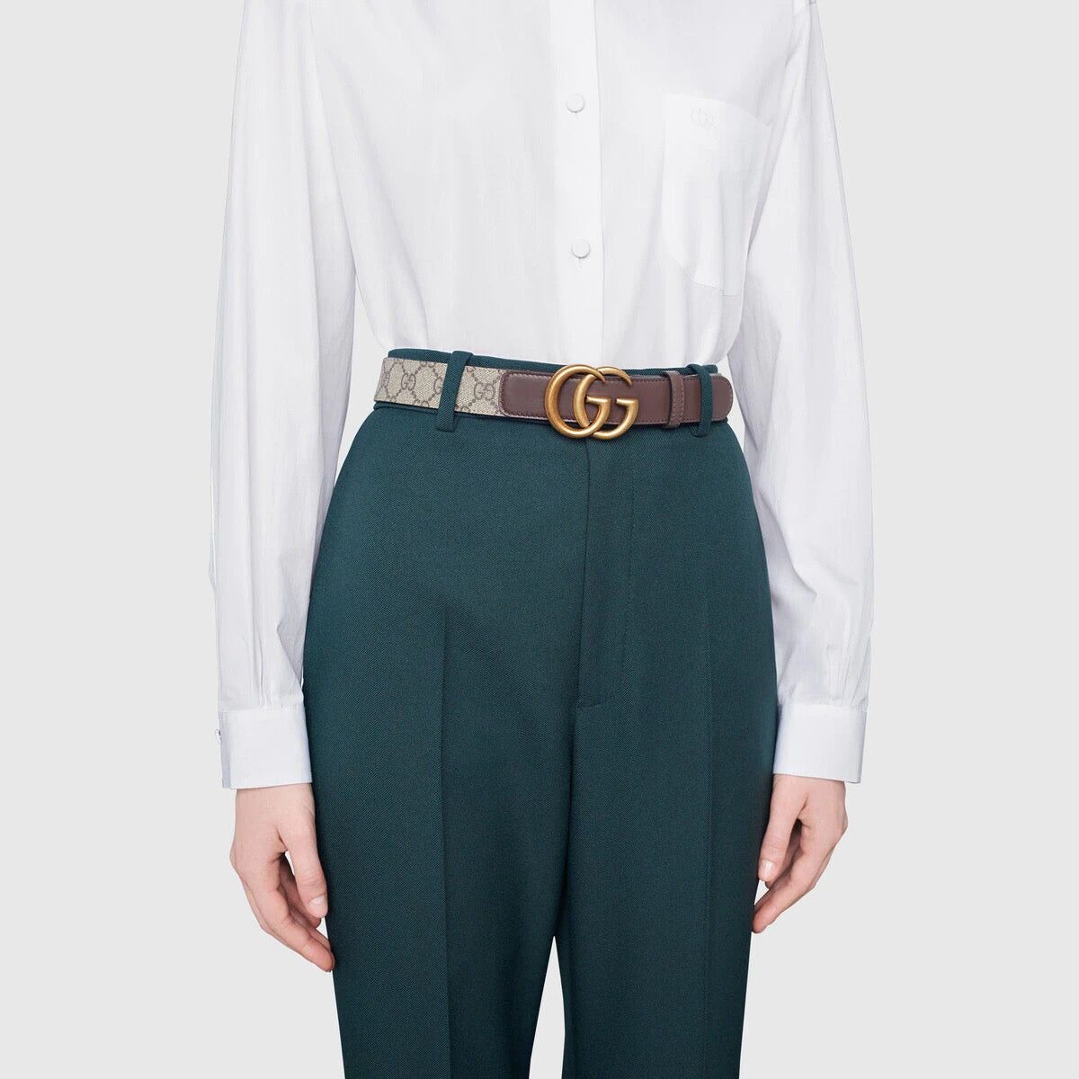 Gucci Gucci GG Double G Buckle Belt 65 CM Size ONE SIZE - 3 Thumbnail