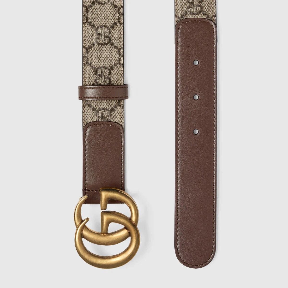 Gucci Gucci GG Double G Buckle Belt 75 CM Size ONE SIZE - 2 Thumbnail