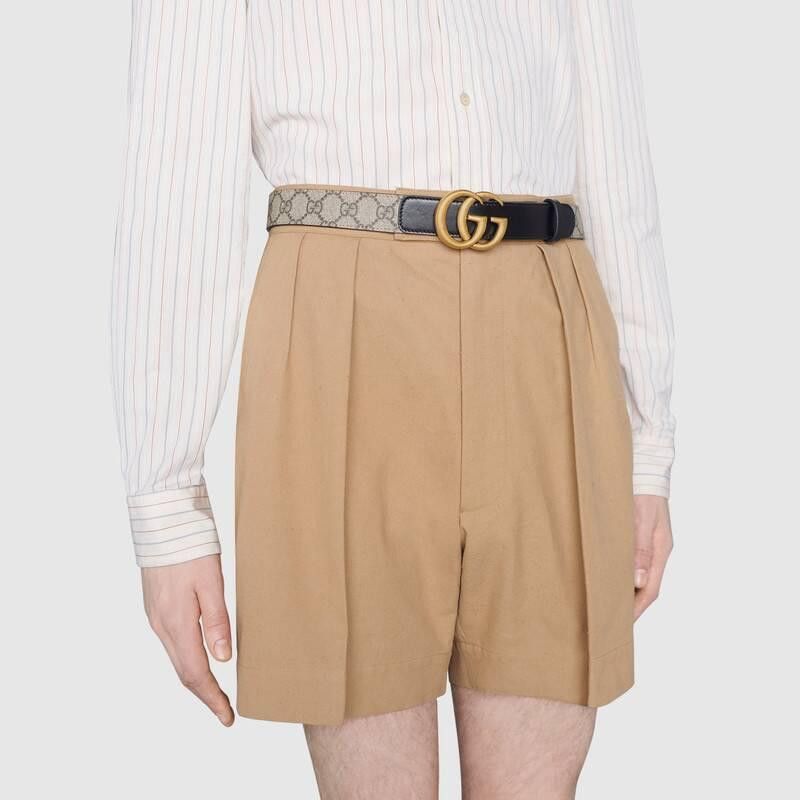 Gucci Gucci GG Double G Buckle Belt 75 CM Size ONE SIZE - 3 Thumbnail
