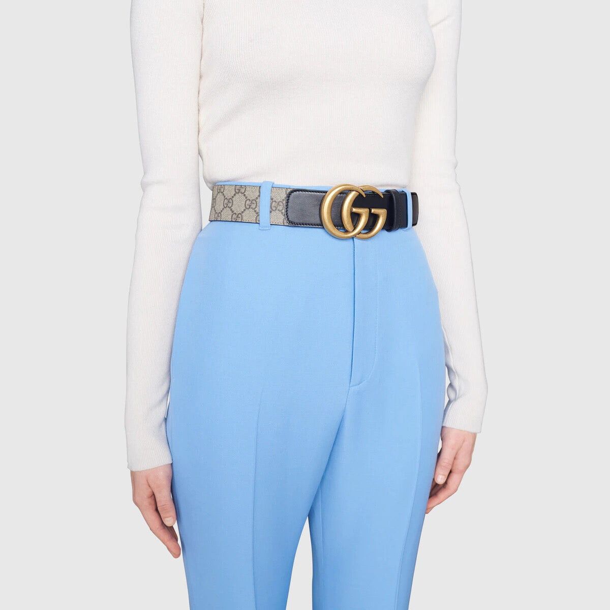 Gucci Gucci GG Double G Buckle Belt 75 CM Size ONE SIZE - 3 Thumbnail