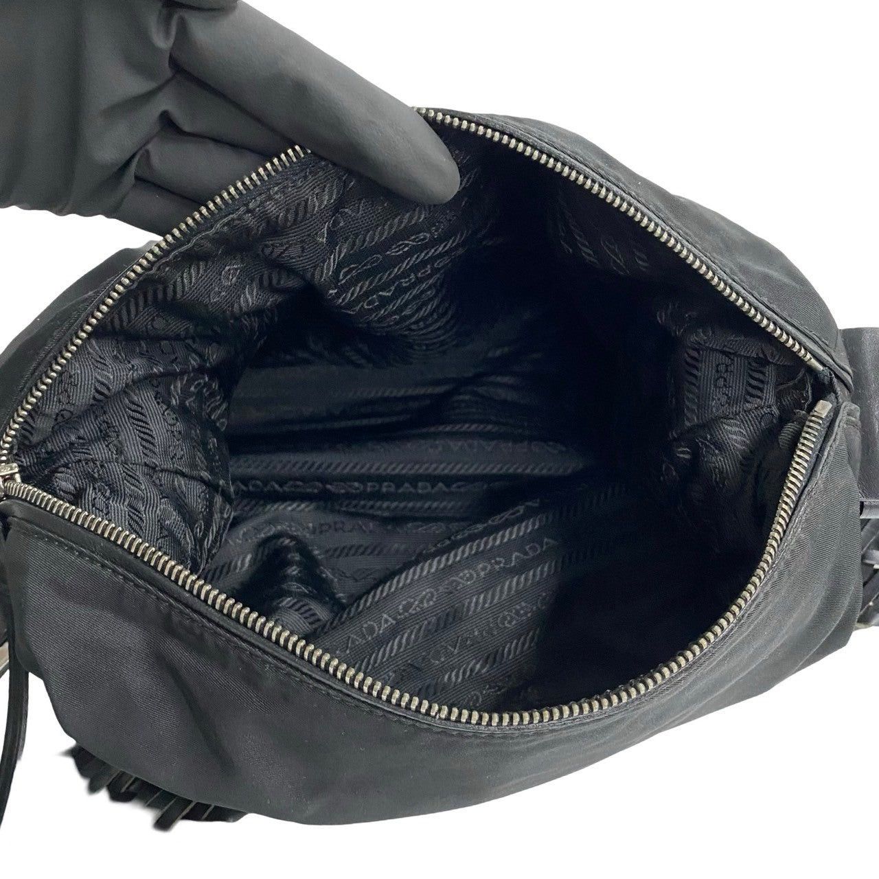 Prada Prada Shoulder Bag Black Nylon Size ONE SIZE - 8 Thumbnail