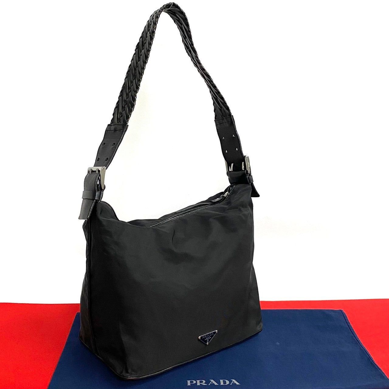 Prada Prada Shoulder Bag Black Nylon Size ONE SIZE - 5 Thumbnail