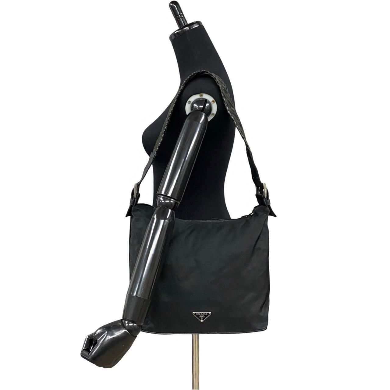 Prada Prada Shoulder Bag Black Nylon Size ONE SIZE - 2 Thumbnail