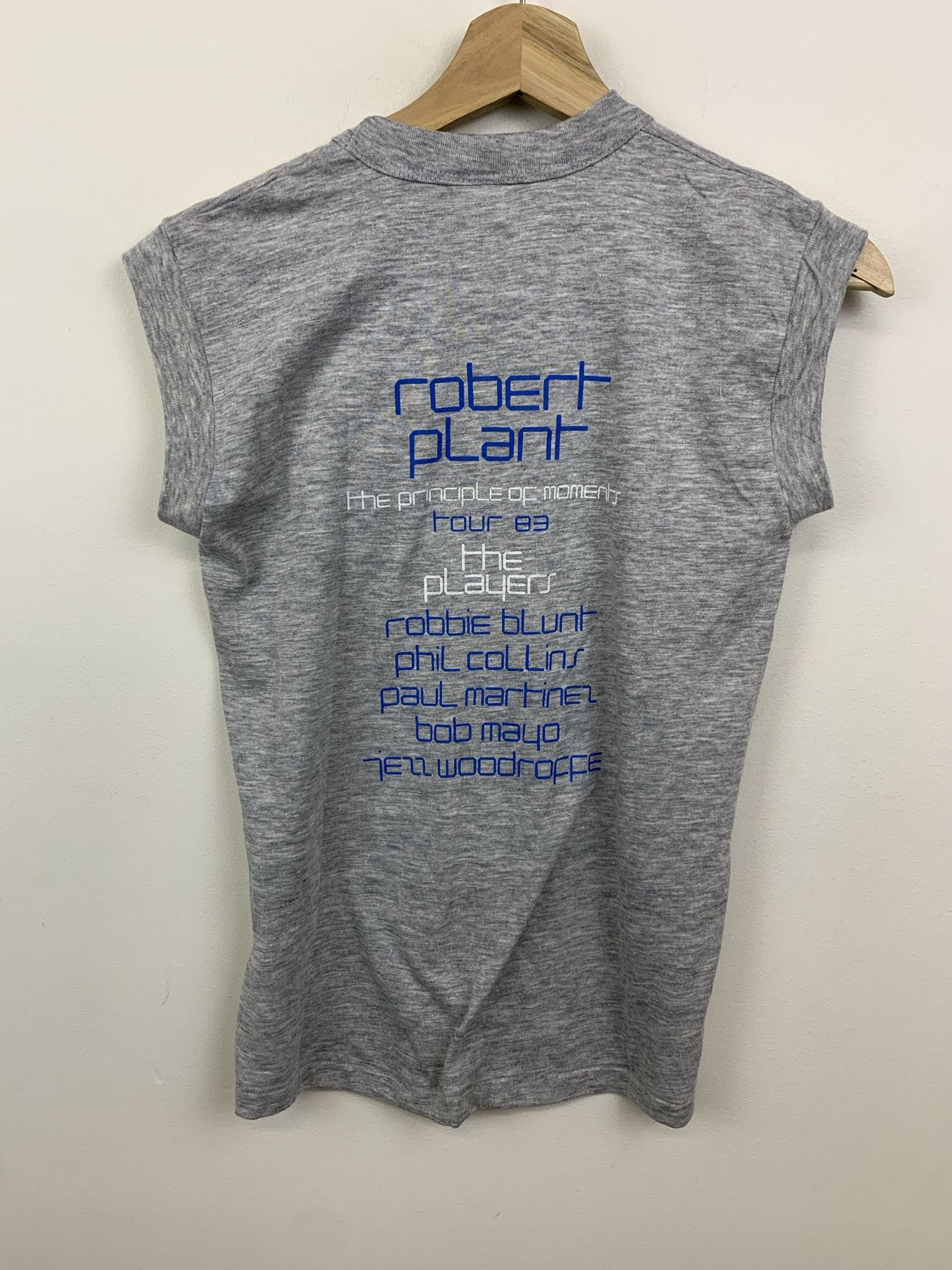Other Vintage Robert Plant World Tour 1983 Pink Floyd Muscle Tee Size S (M) Size US S / EU 44-46 / 1 - 4 Thumbnail