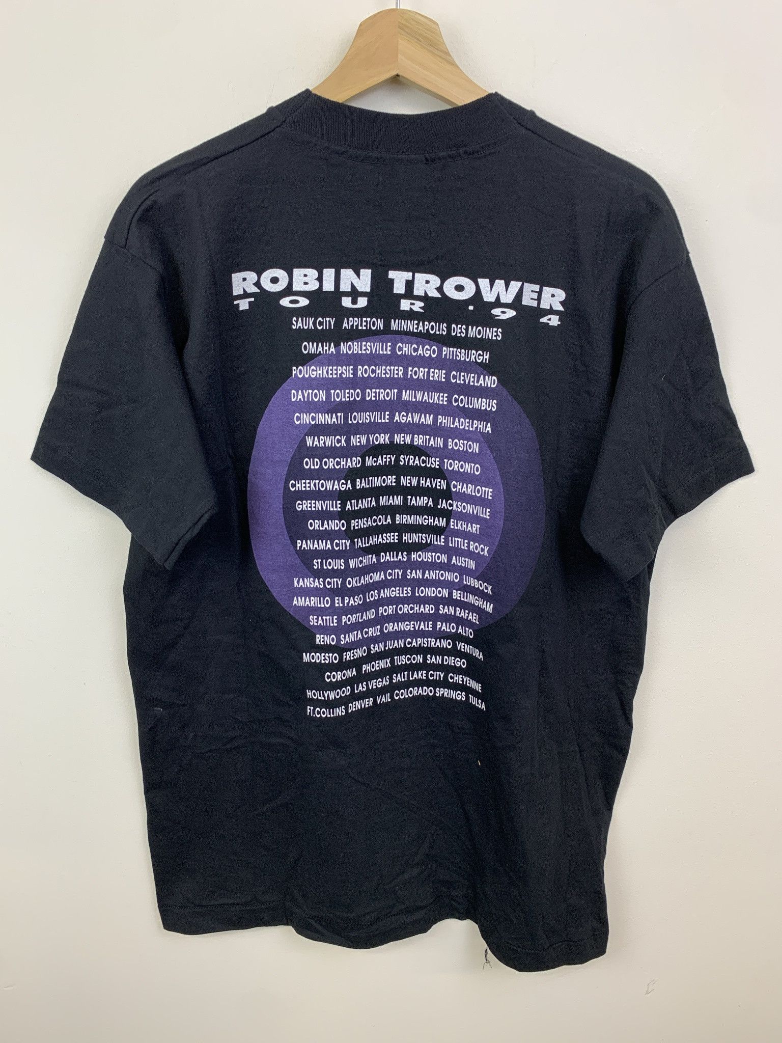 Other Vintage 1994 Robin Thrower 20th Century Blues Single Stitch Tee Sze L Size US L / EU 52-54 / 3 - 4 Thumbnail