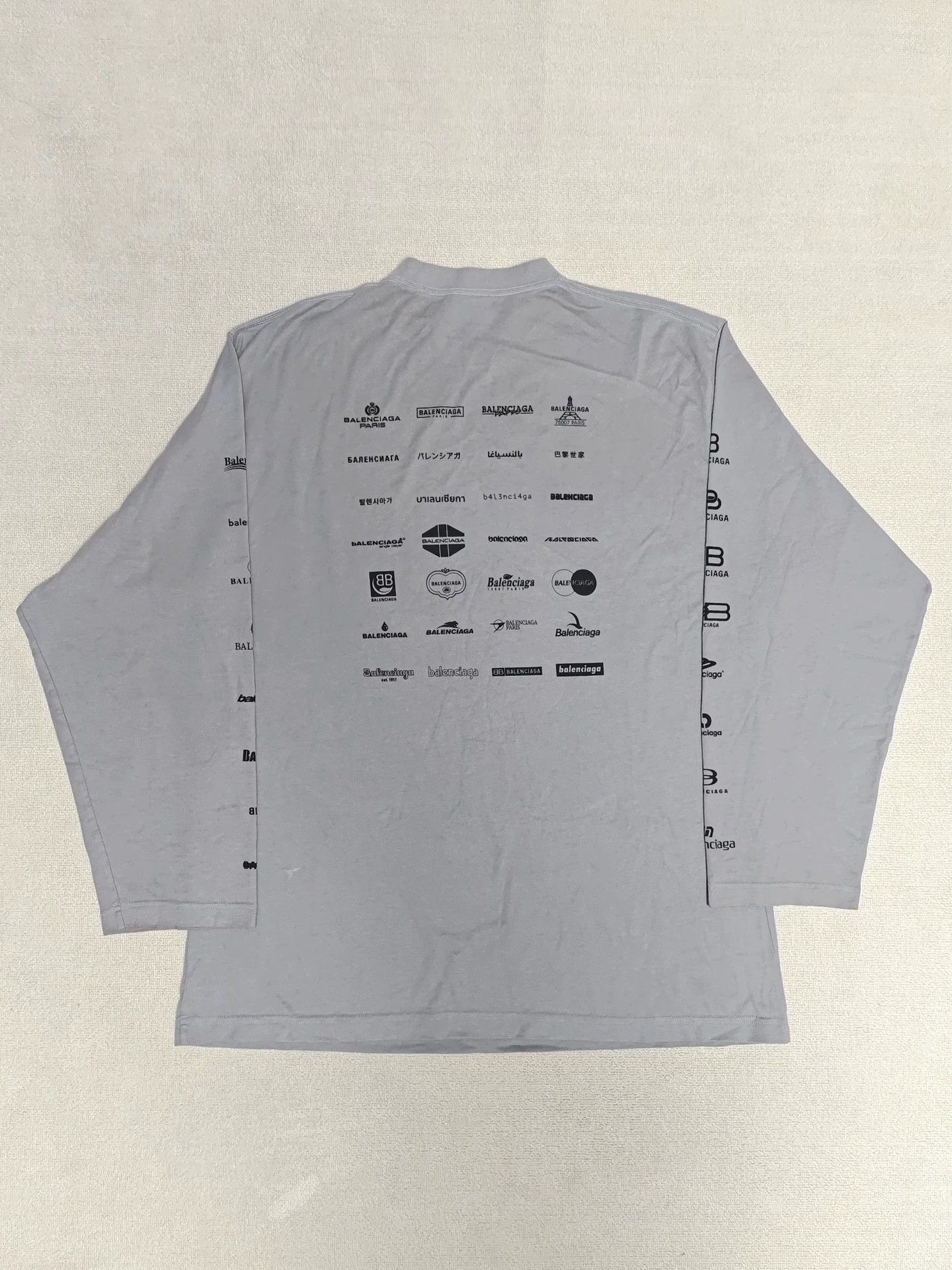 の 人気アイテムランキング Balenciaga Balenciaga 23ss full print Archives logo washed トップス