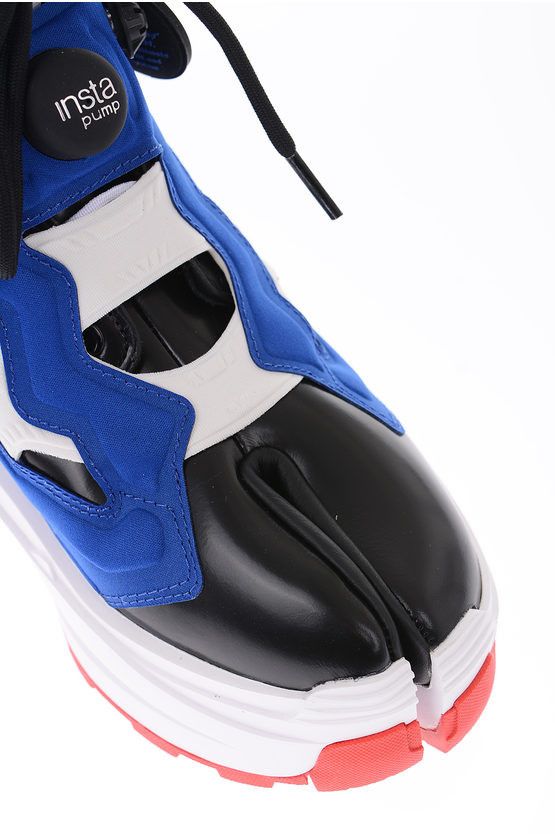 Maison Margiela REEBOK MM22 leather and fabric TABI PROJECT 0 B ankle boots Size US 11 / EU 44 - 5 Thumbnail