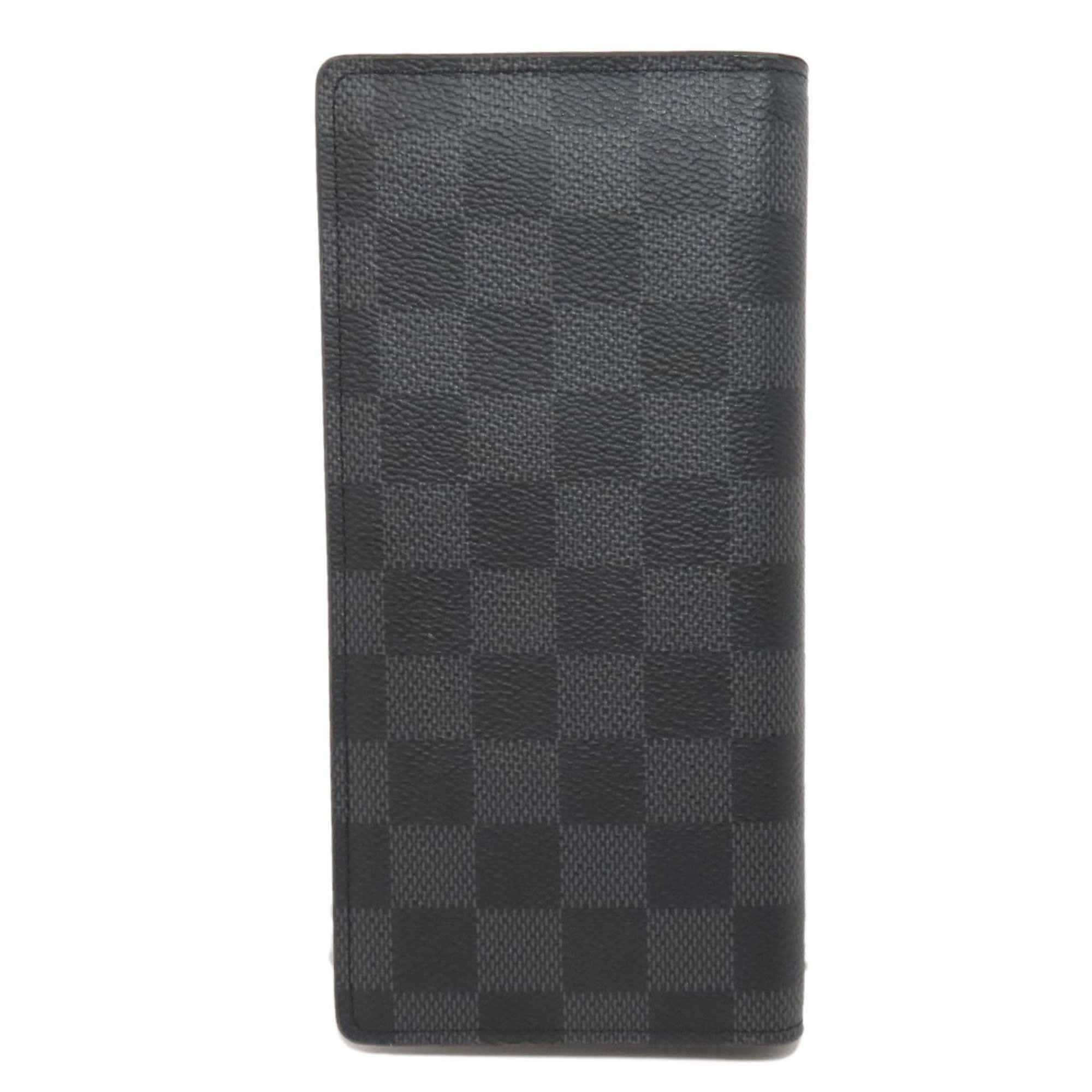 Louis Vuitton Louis Vuitton N62665 Portefeuille Brazza Long Wallet Damier Canvas Men's LOUIS VUITTON Size ONE SIZE - 2 Thumbnail