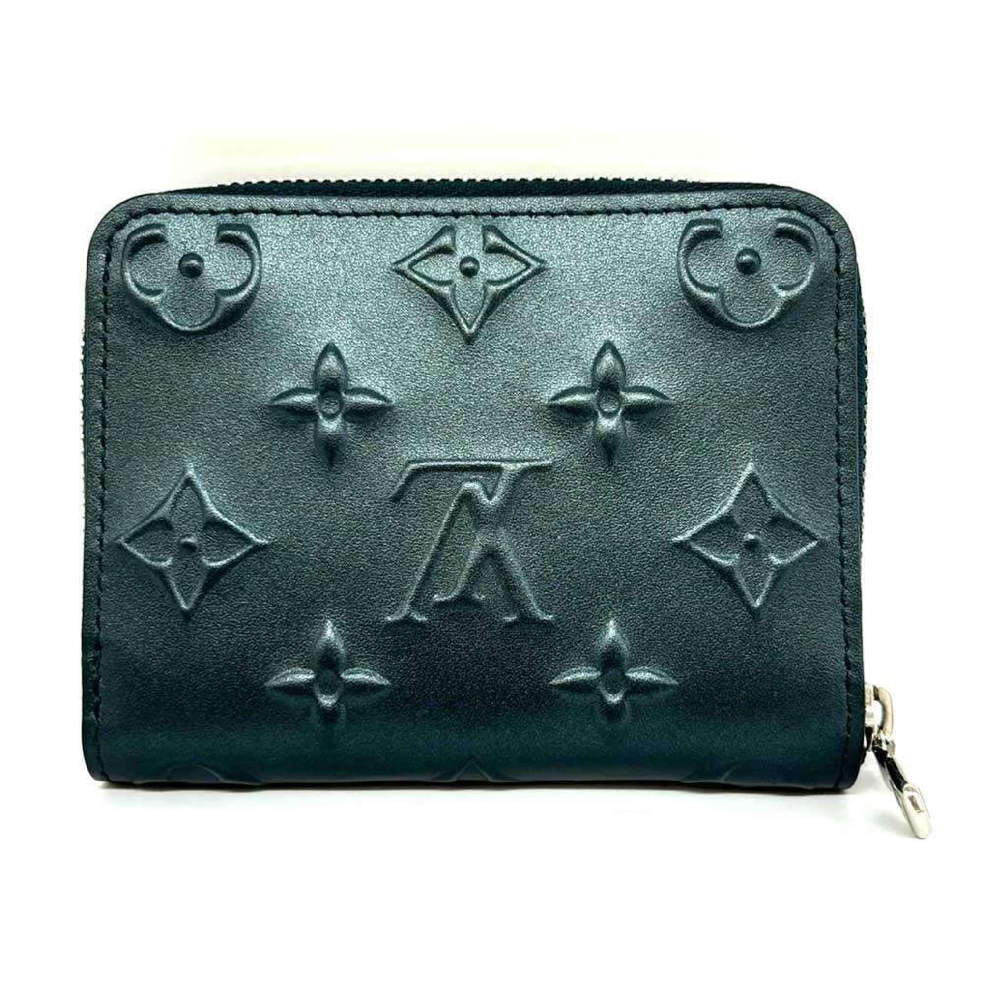 Louis Vuitton Louis Vuitton Zippy Coin Purse Moonogram Steel Blue Monogram Lamé M81860 LOUIS VUITTON Size ONE SIZE - 2 Thumbnail