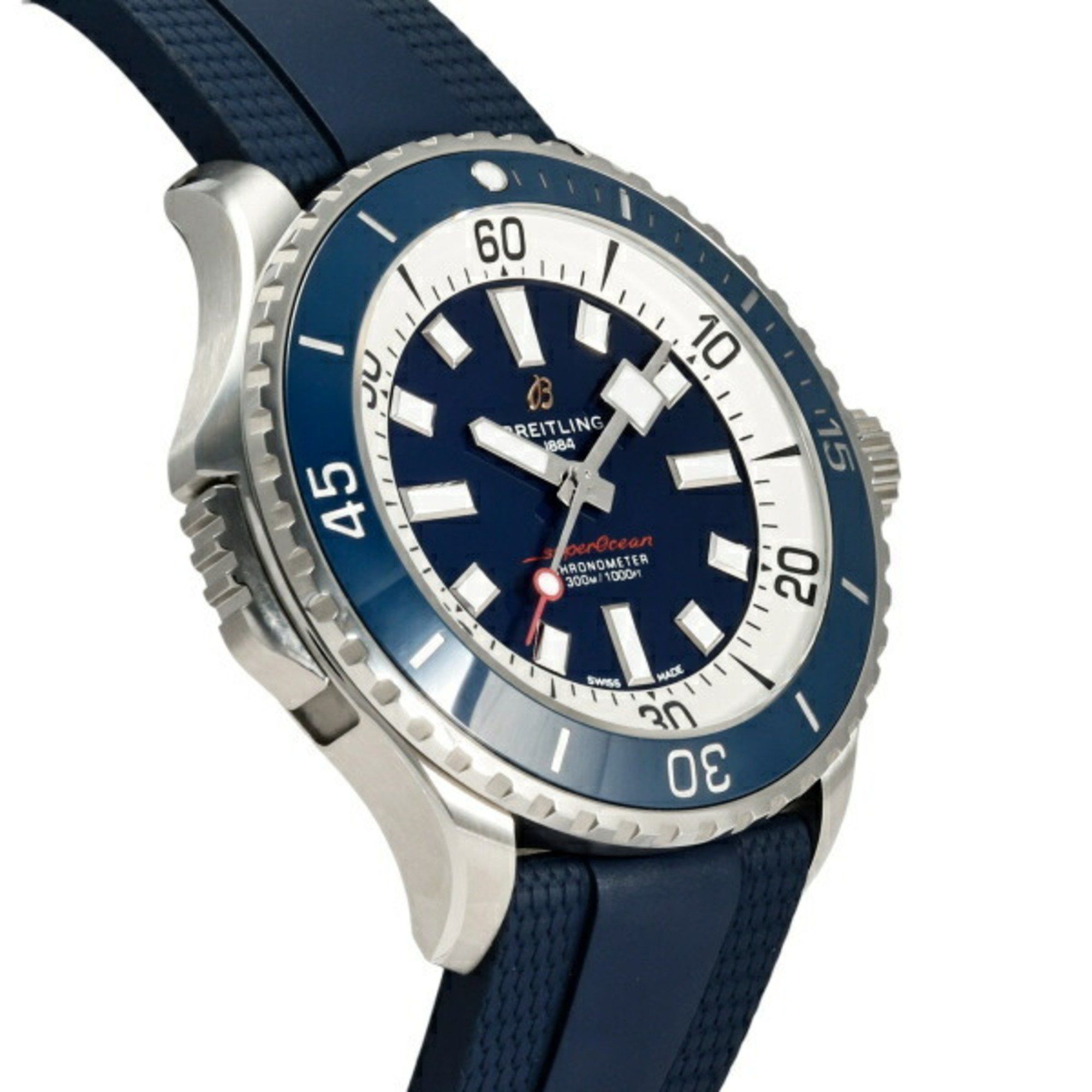 Breitling BREITLING Superocean Automatic 46 A17378E71C1S1 Blue/White Dial Men's Watch __ Size ONE SIZE - 2 Thumbnail