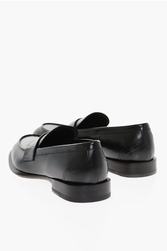 Alexander McQueen Alexander McQueen Brushed Leather PENNY Loafers Size US 8 / EU 41 - 2 Thumbnail