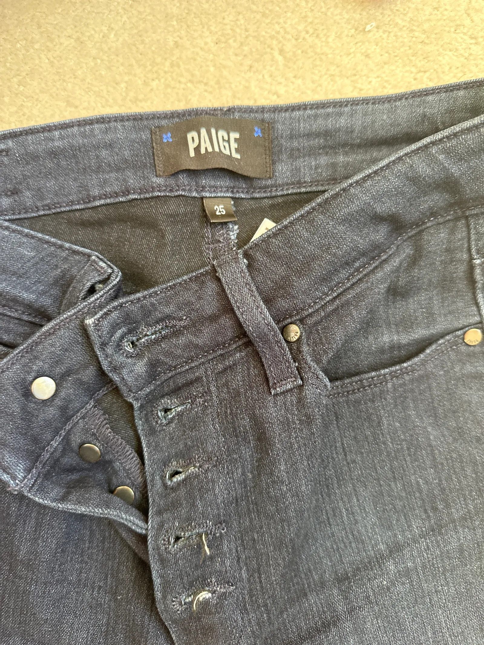 Paige Paige High rise manhattan Jeans Size 25" / US 0 / IT 36 - 2 Thumbnail