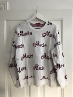 Supreme Hate Sweater | Grailed