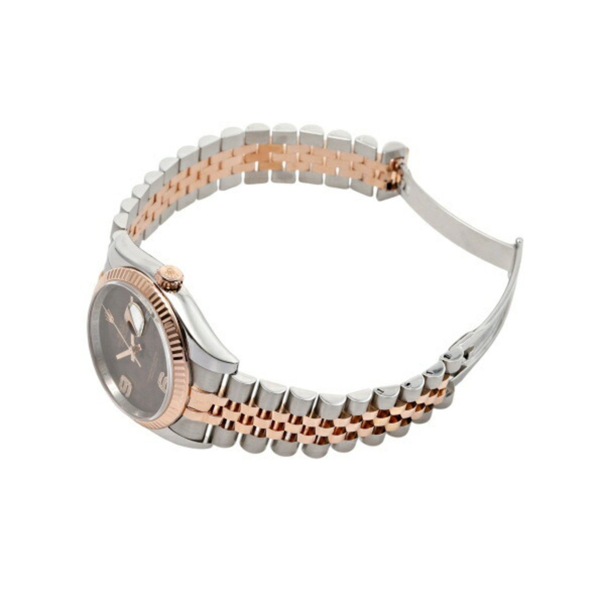 Rolex Rolex Datejust 36 116231 Brown Flower (6 and 9 Diamonds) Dial Men's Watch __ Size ONE SIZE - 3 Thumbnail