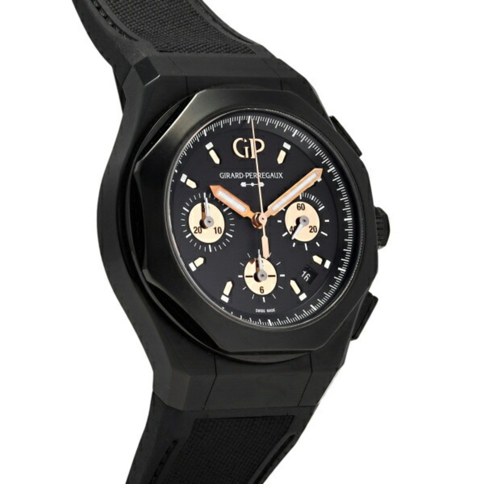 Other Girard Perregaux Rohto Absolute Gold Fever Limited Edition 188 81060-21-492-FH3A Black Dial Men's Watch __ Size ONE SIZE - 2 Thumbnail