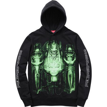 Supreme hr giger hoodie sale