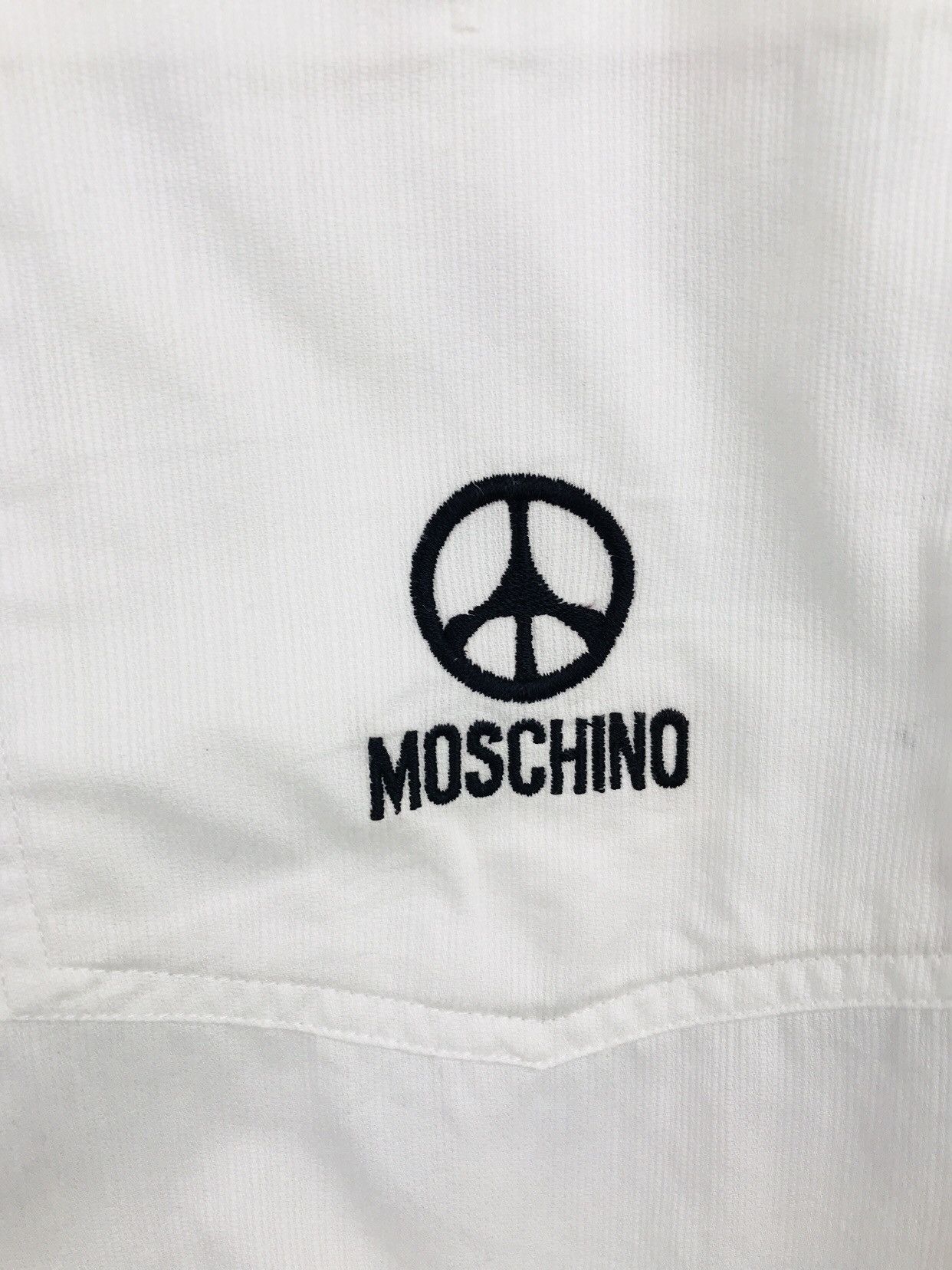 Moschino ❌Last Drop❌MOSCHINO PAN SHIRT LONG SLEEVE Size 40R - 2 Thumbnail