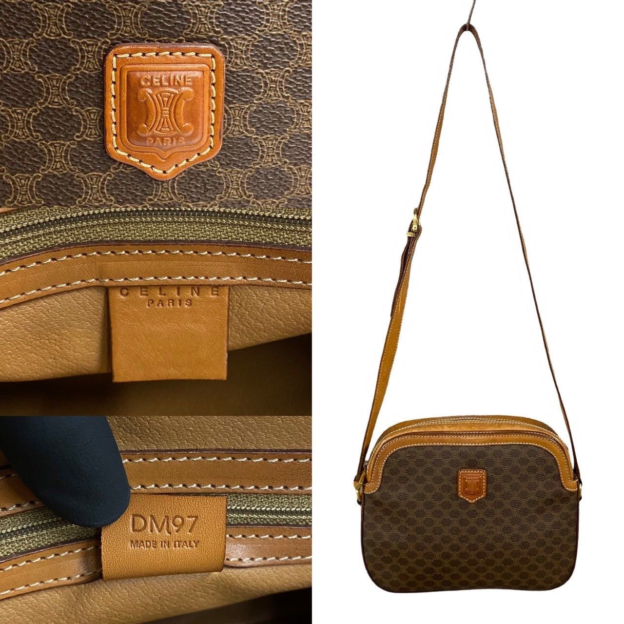 Celine Celine Shoulder Bag Brown Leather Size ONE SIZE - 3 Thumbnail