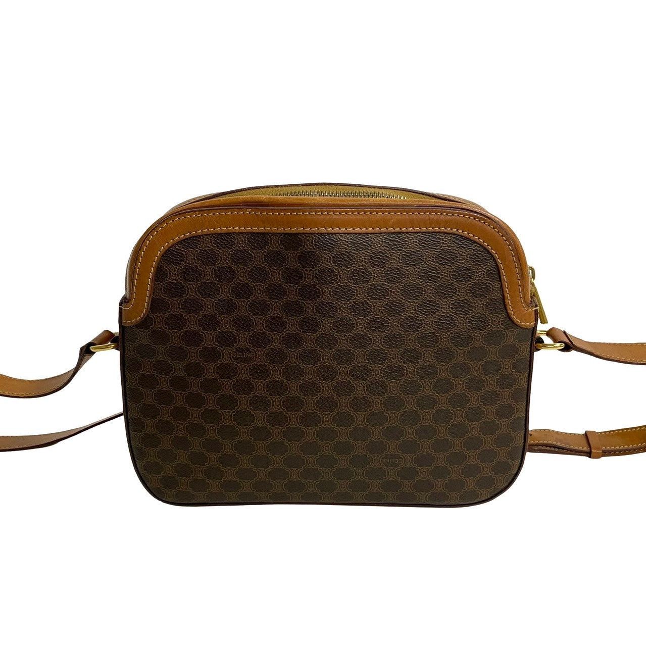 Celine Celine Shoulder Bag Brown Leather Size ONE SIZE - 4 Thumbnail