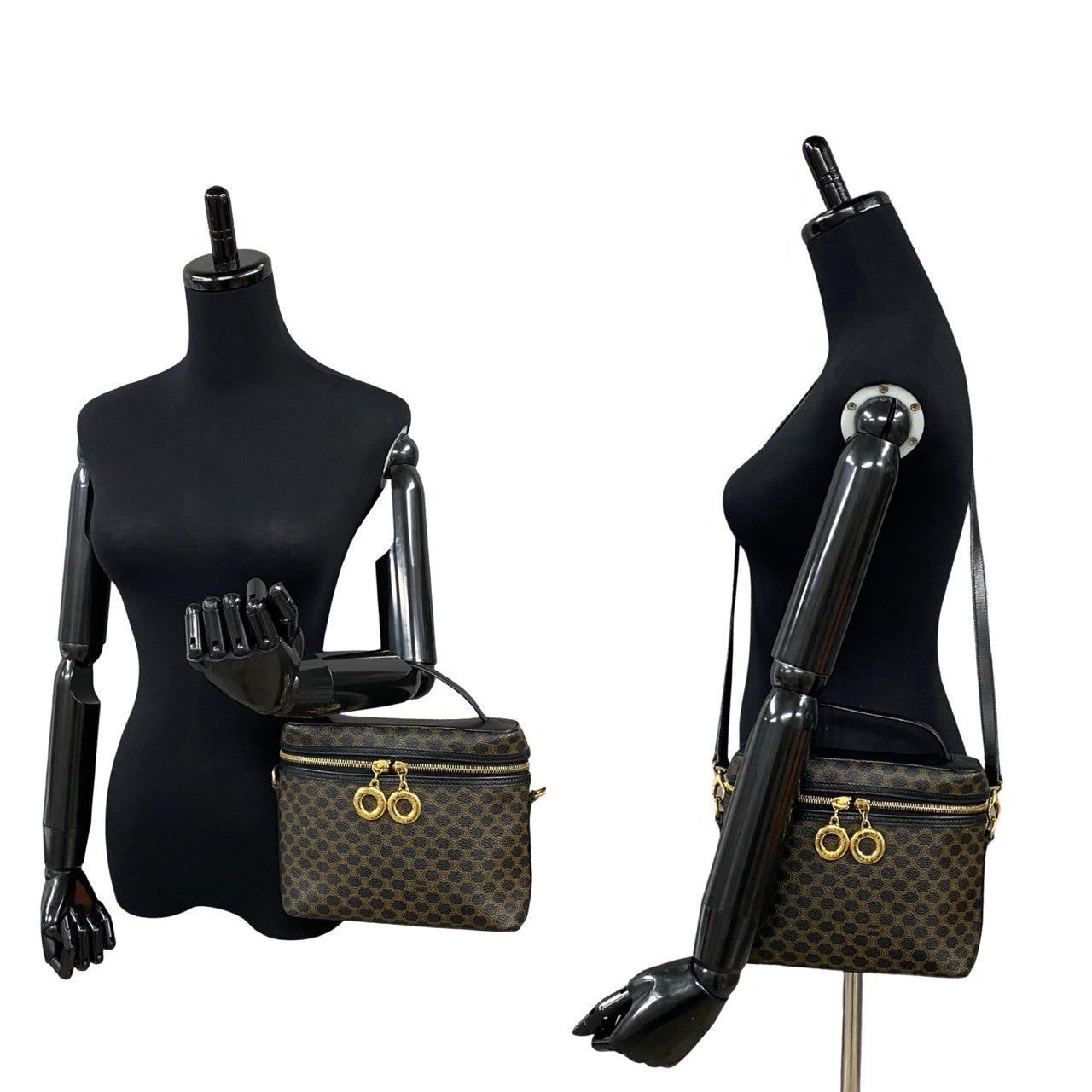Celine Celine Shoulder Bag Black Leather Size ONE SIZE - 2 Thumbnail