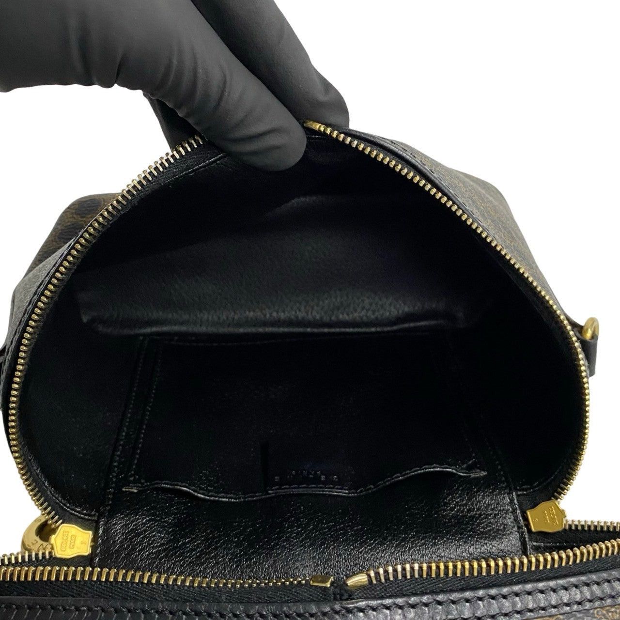 Celine Celine Shoulder Bag Black Leather Size ONE SIZE - 9 Thumbnail