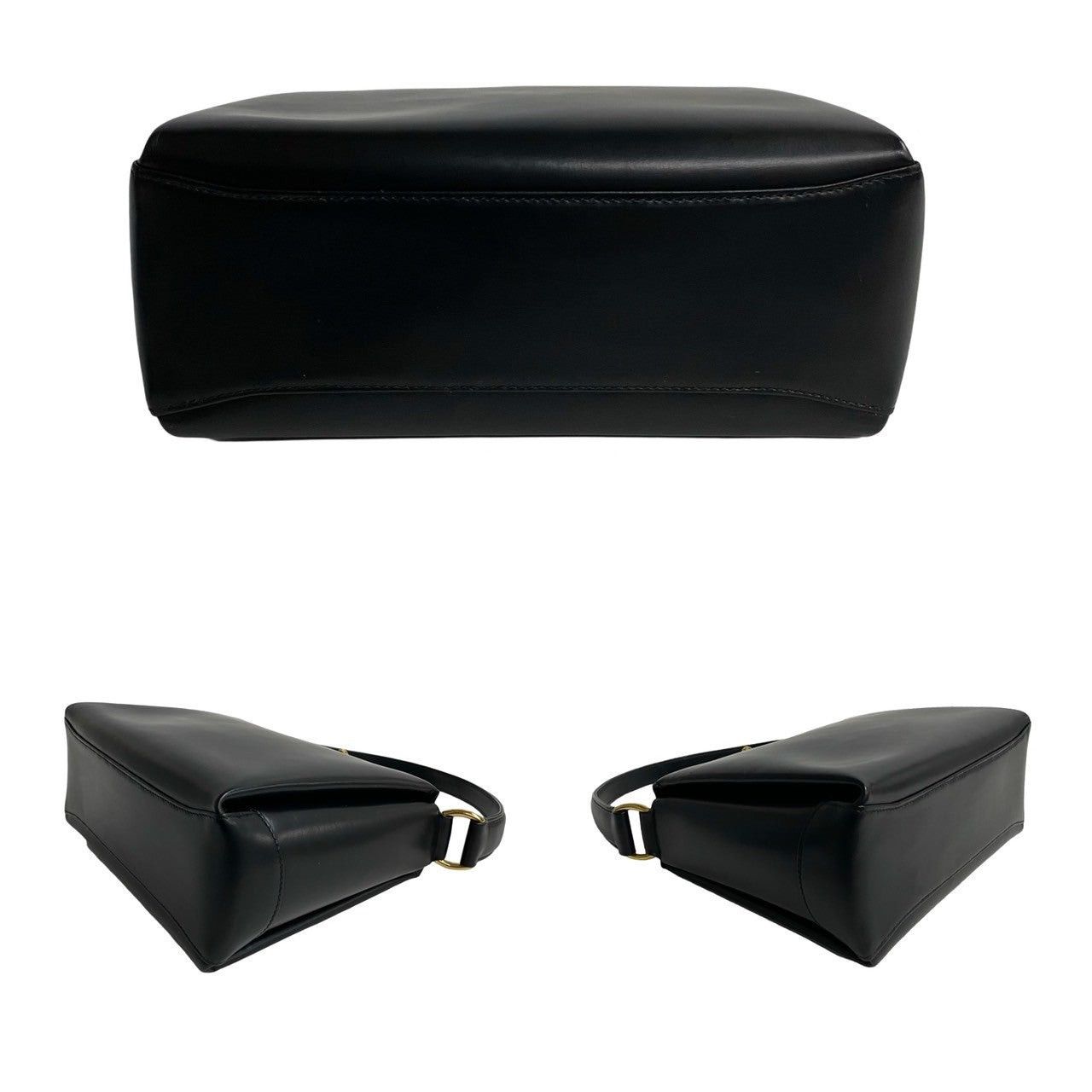 Gucci Gucci Handbag Black Leather Size ONE SIZE - 6 Thumbnail