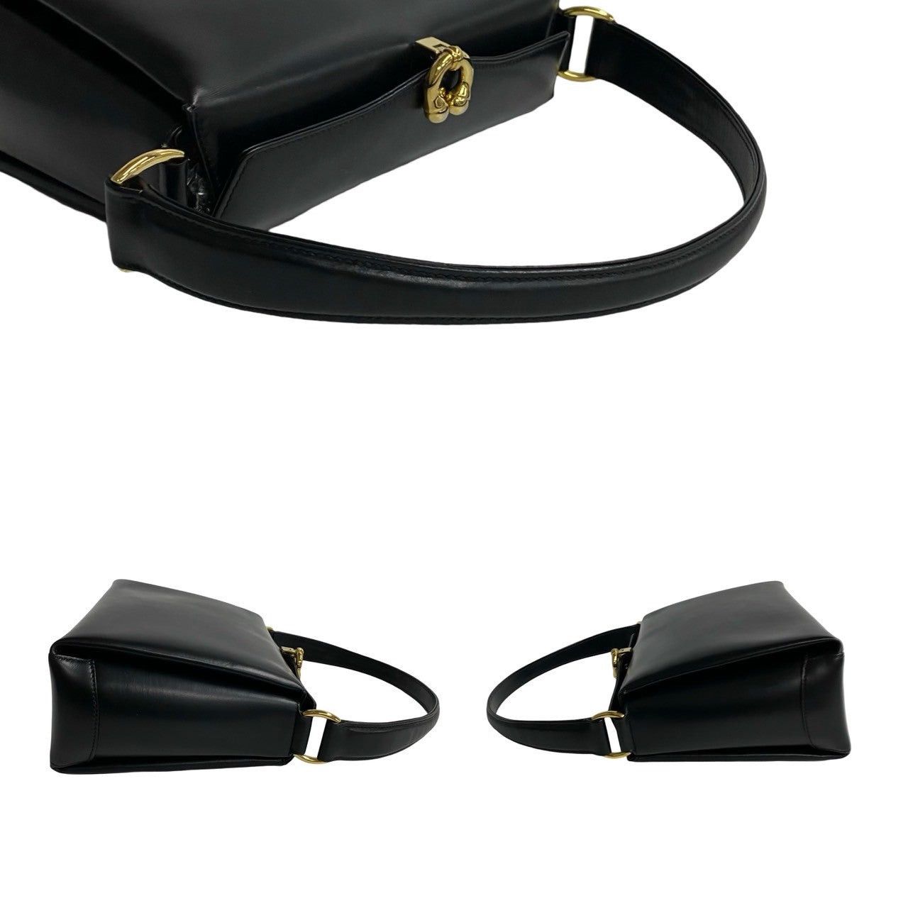 Gucci Gucci Handbag Black Leather Size ONE SIZE - 5 Thumbnail