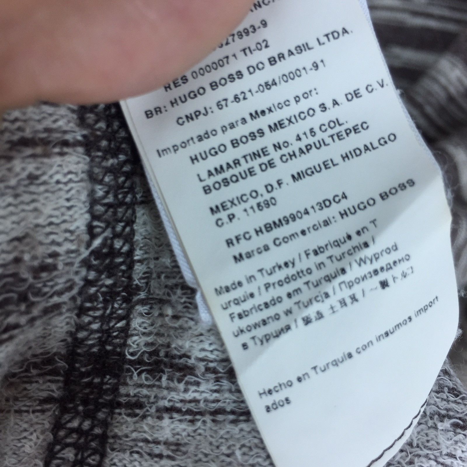Hugo Boss Rare Design Size US L / EU 52-54 / 3 - 8 Thumbnail