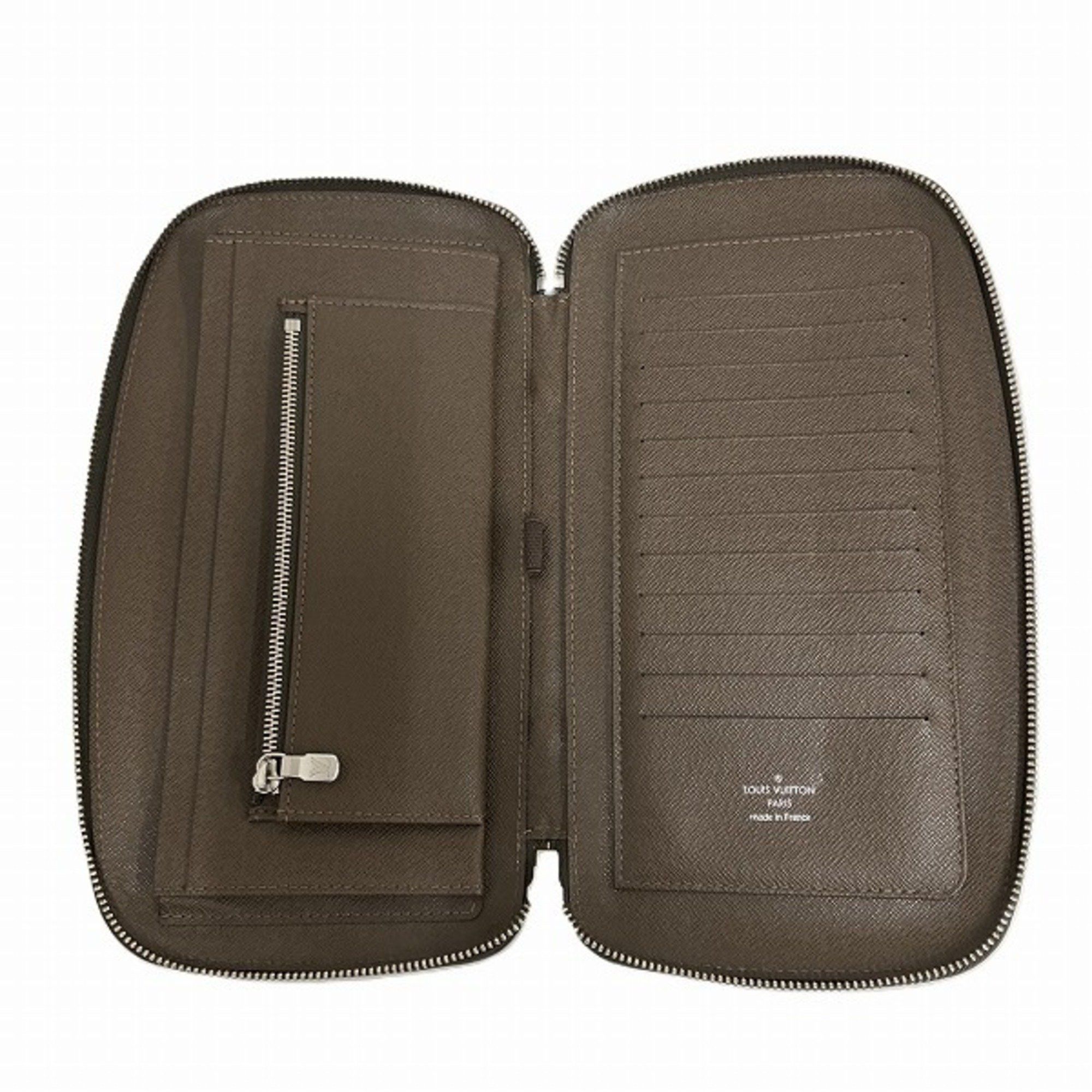 Louis Vuitton Louis Vuitton Taiga Organizer Atoll M30658 Round Long Wallet Travel Case for Men Size ONE SIZE - 2 Thumbnail