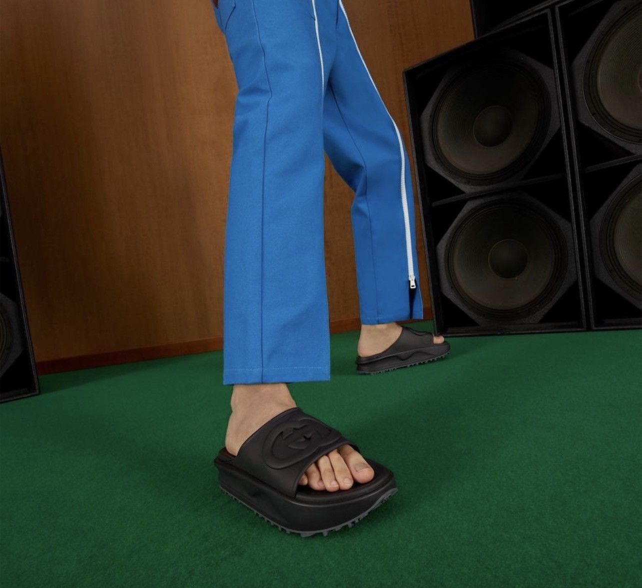 Gucci Gucci Horsebit Logo Slide Sandals Size US 6 / EU 39 - 3 Thumbnail