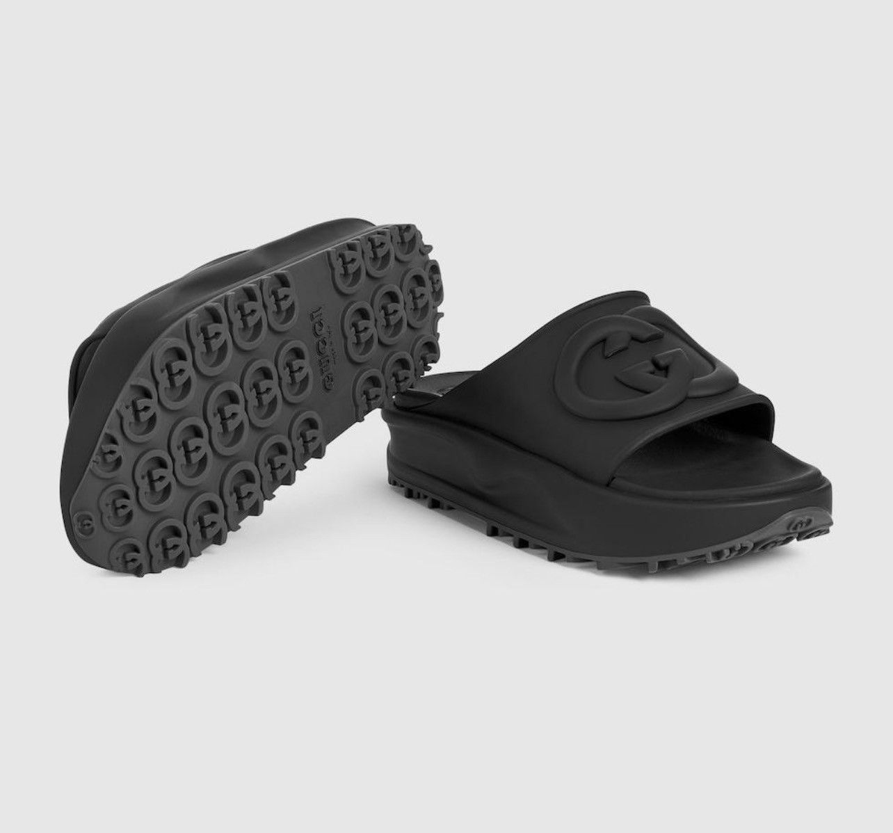 Gucci Gucci Horsebit Logo Slide Sandals Size US 7 / EU 40 - 2 Thumbnail