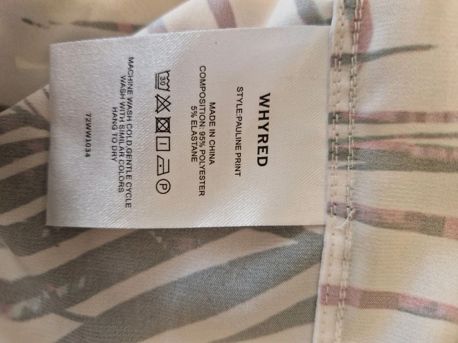 Whyred Whyred Pauline Print Blouse Size XS / US 0-2 / IT 36-38 - 3 Thumbnail