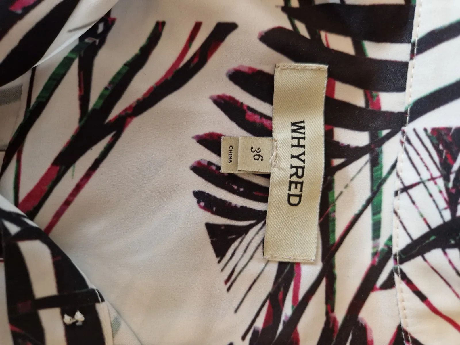 Whyred Whyred Pauline Print Blouse Size XS / US 0-2 / IT 36-38 - 2 Thumbnail