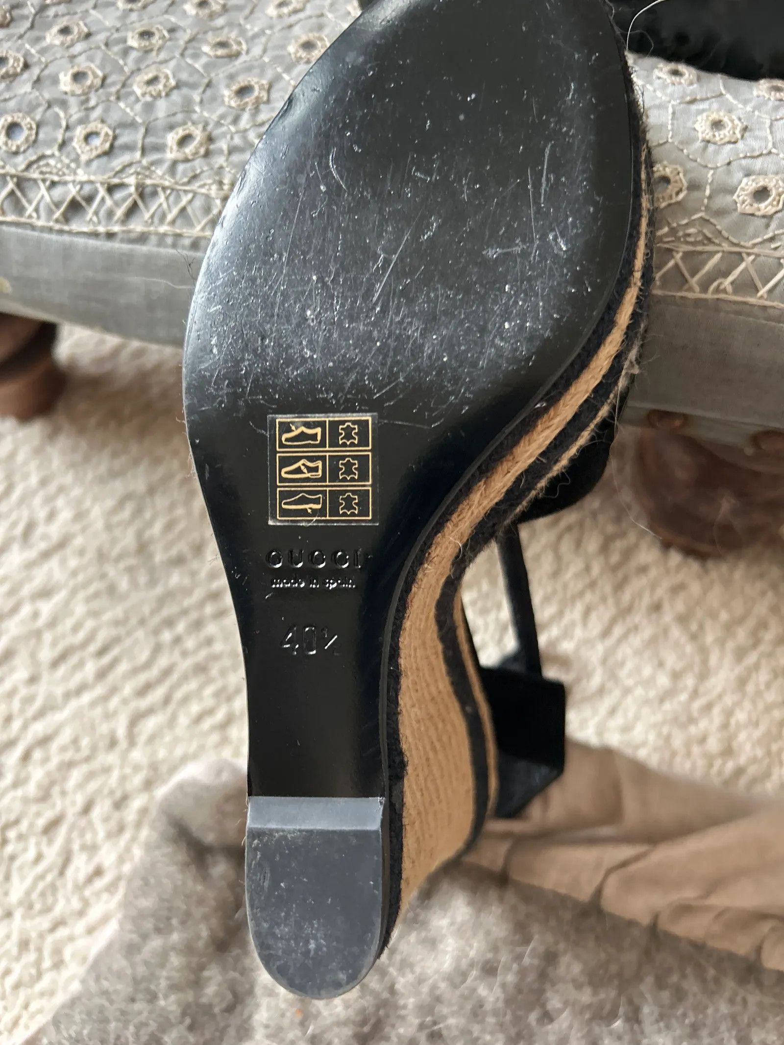 Gucci Gucci Kilklack från Gucci Heels Size US 10 / IT 40 - 3 Thumbnail