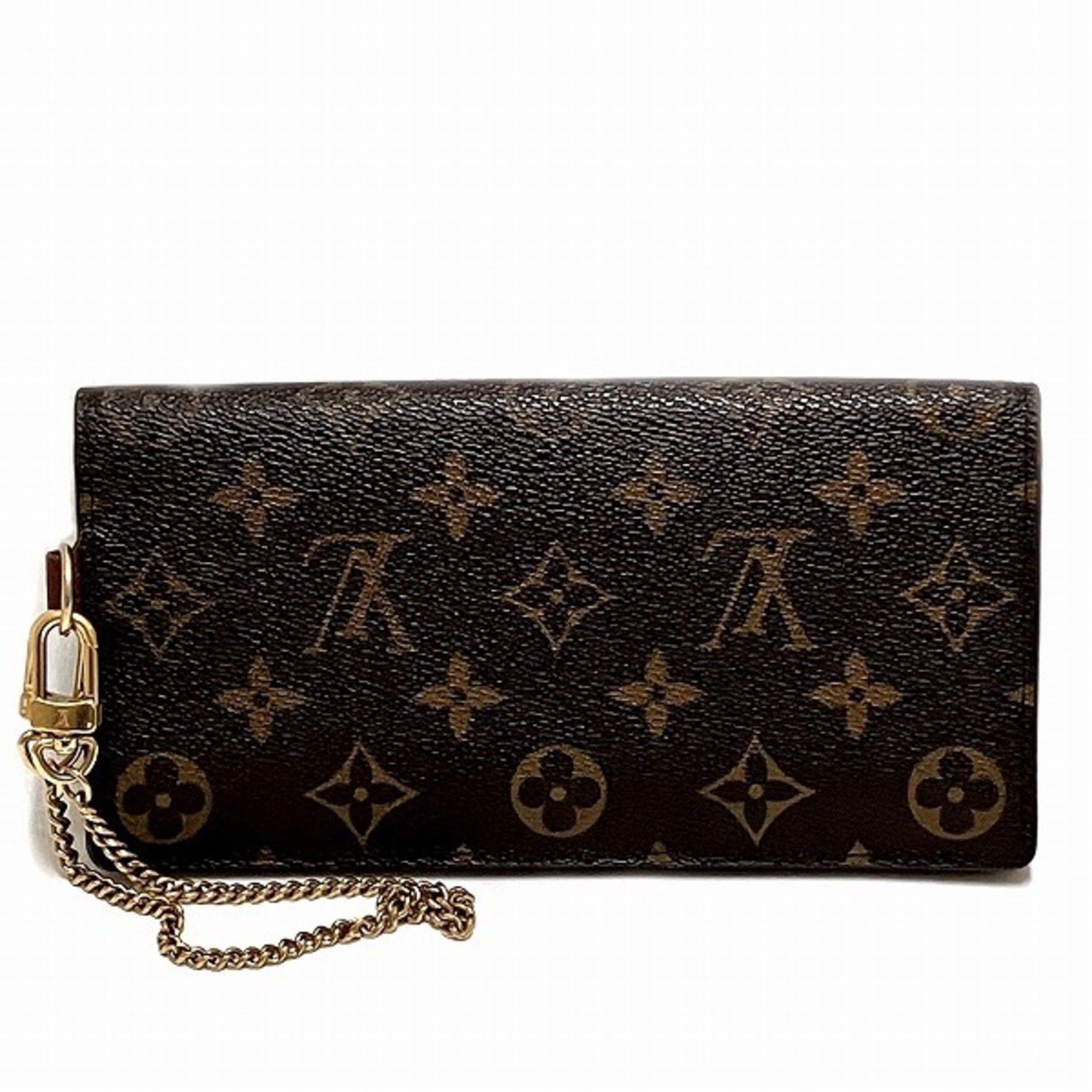 Louis Vuitton Louis Vuitton Monogram Portefeuille Accordion M58008 Chain Wallet Long Bi-fold Men's Size ONE SIZE - 9 Thumbnail